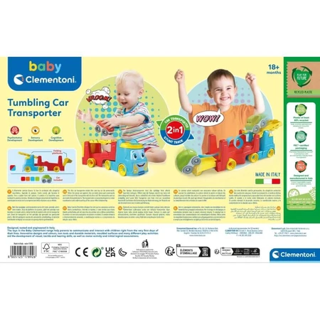 Clementoni Tumbling cars transporter - transporter truck