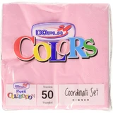 Dopla Servetten 33 x 33 roze kleur 2 ply 50 doekjes