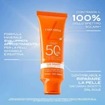 Lancaster sun face cream 50 spf sun beauty sensitive skin mineral face cream high protection 50 ml