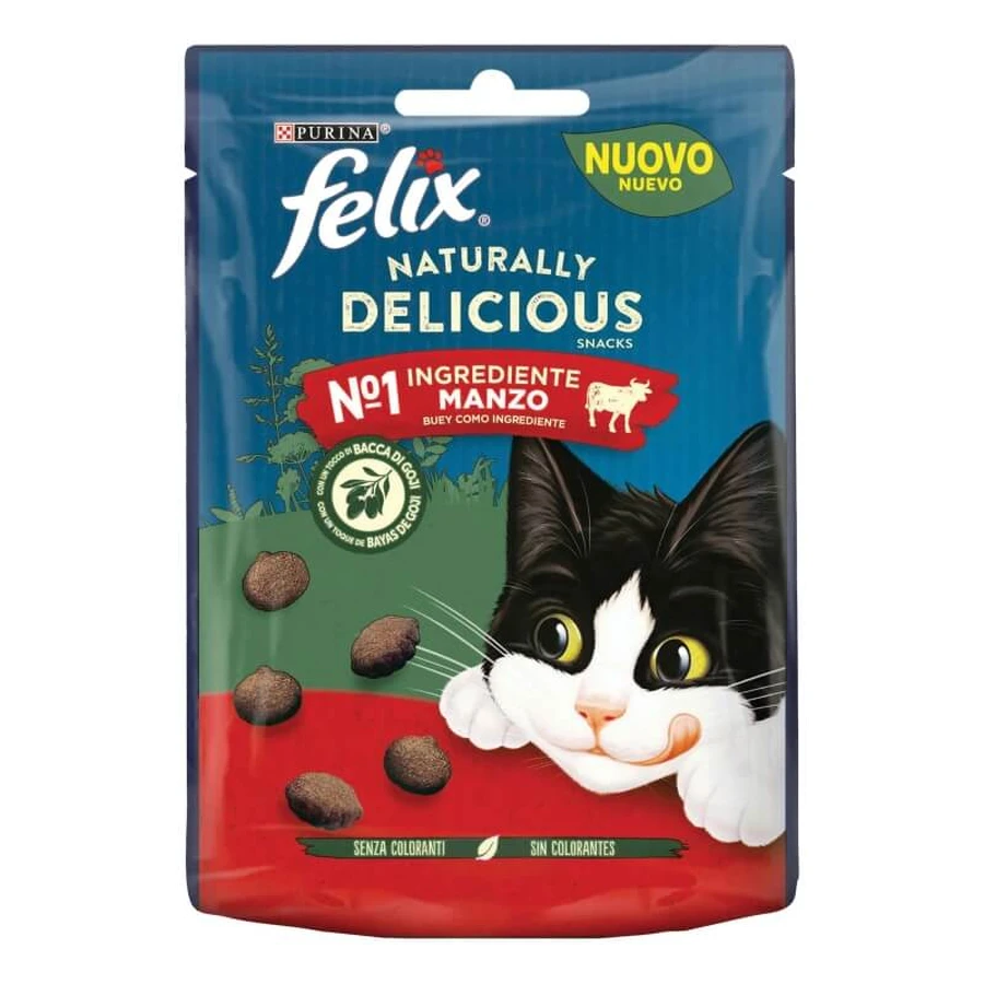 Purina felix leckeres Rindfleisch - Katzensnacks 50 gr