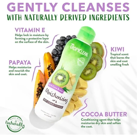 Tropiclean Kiwi and cocoa butter - dog balm 355 ml