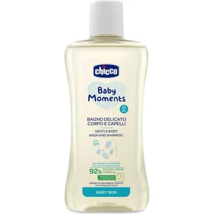 Chicco baby moments - sanftes Bad Körper und Haare 200 ml
