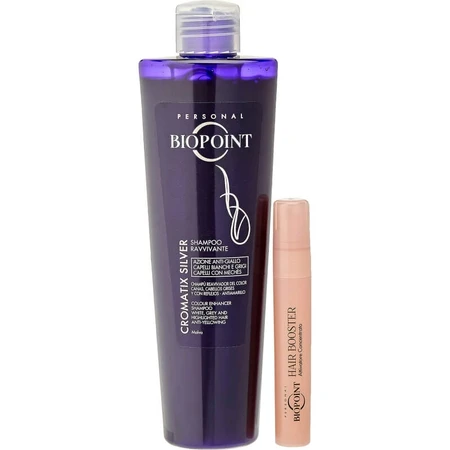 Champú reavivante del color Biopoint Chromatix para cabellos blancos, grises o encanecidos 200 ml