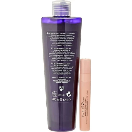 Champú reavivante del color Biopoint Chromatix para cabellos blancos, grises o encanecidos 200 ml