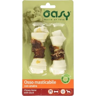 Oasy Kauwbot met eend - snacks voor honden maat m 56 gr