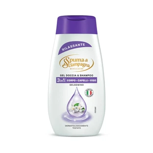 Jasmine shampagne mousse - relaxing 3-in-1 shower gel &amp; shampoo 250 ml