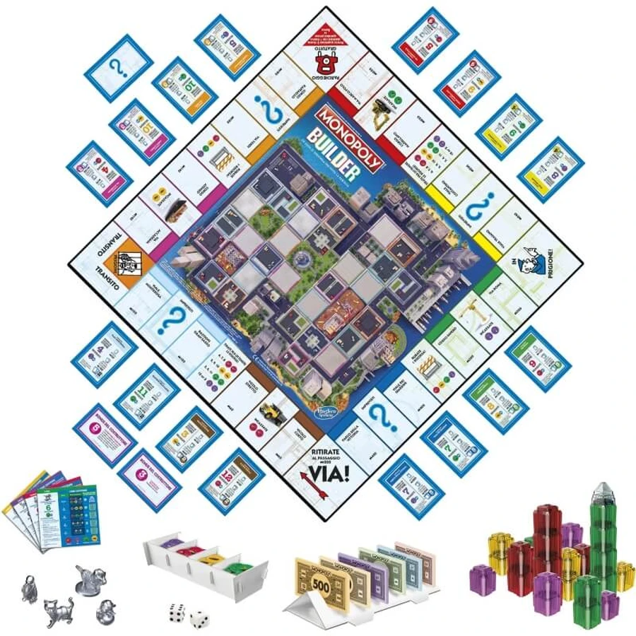 Hasbro Monopoly builder board game