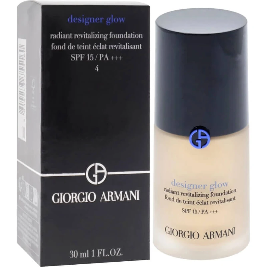 Giorgio armani designer glow spf 15 - revitaliserende verhelderende foundation - nr. 4