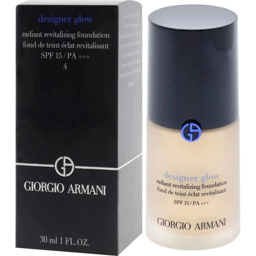 Giorgio armani designer glow spf 15 - revitaliserende verhelderende foundation - nr. 4