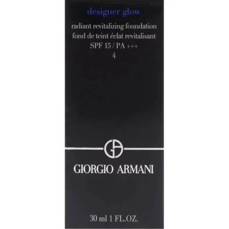 Giorgio armani designer glow spf 15 - revitaliserende verhelderende foundation - nr. 4