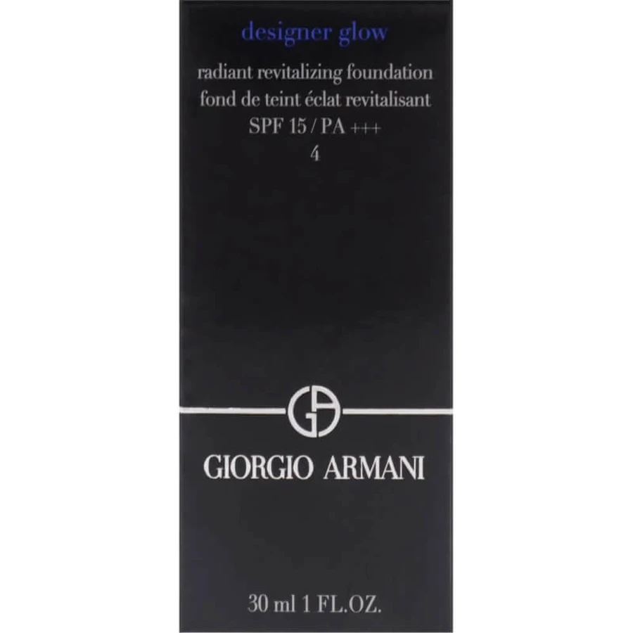 Giorgio armani designer glow spf 15 - revitaliserende verhelderende foundation - nr. 4