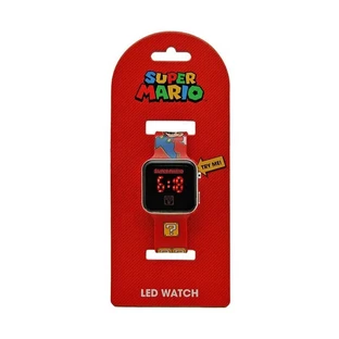 Reloj led super mario con licencia infantil - reloj de pulsera digital para niños