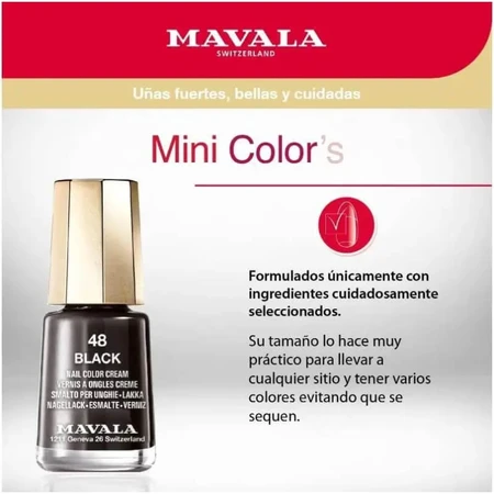 Mavala Minicolors - nail polish no. 048 black