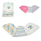 Känguru-Mützenset - 3 Baby-Mützchen aus reiner Baumwolle 0-3 Monate blau