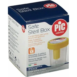 Pic safe steril box - récipient hygiénique et sûr pour l'urine