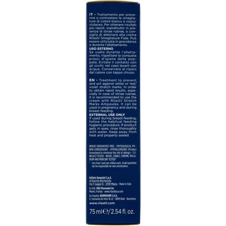 Rilastil estrías - crema hidratante y elastizante 75 ml