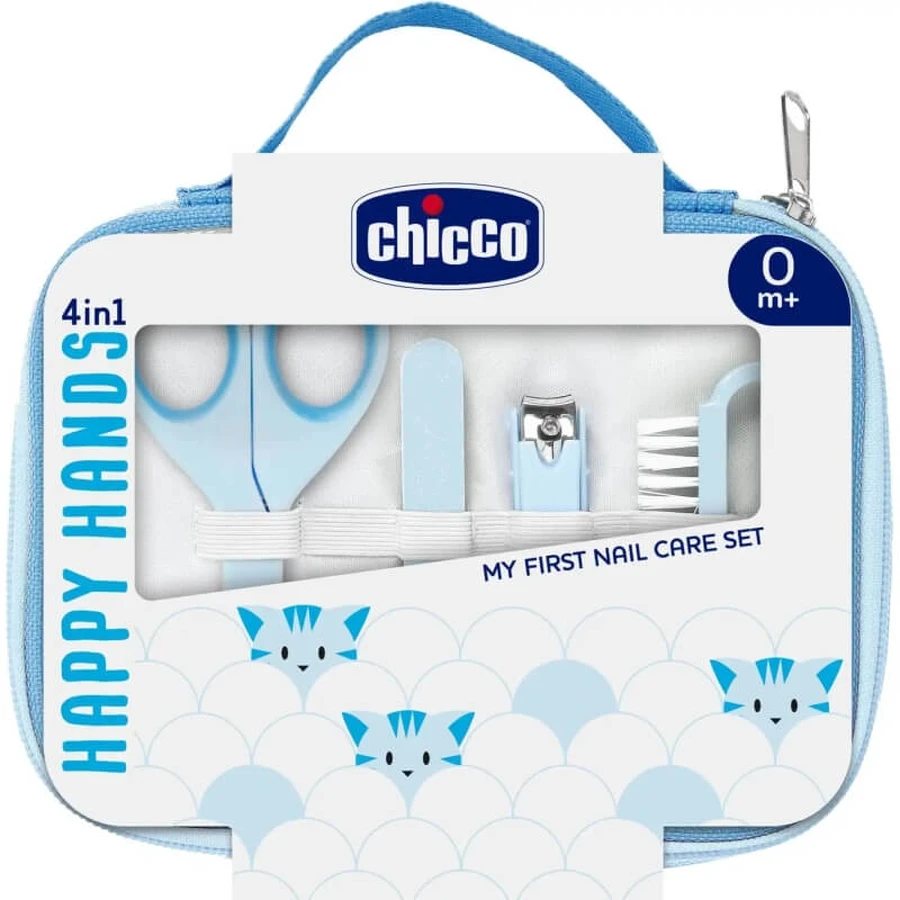 Chicco happy hands my primoset Nagelset Farbe blau und grün