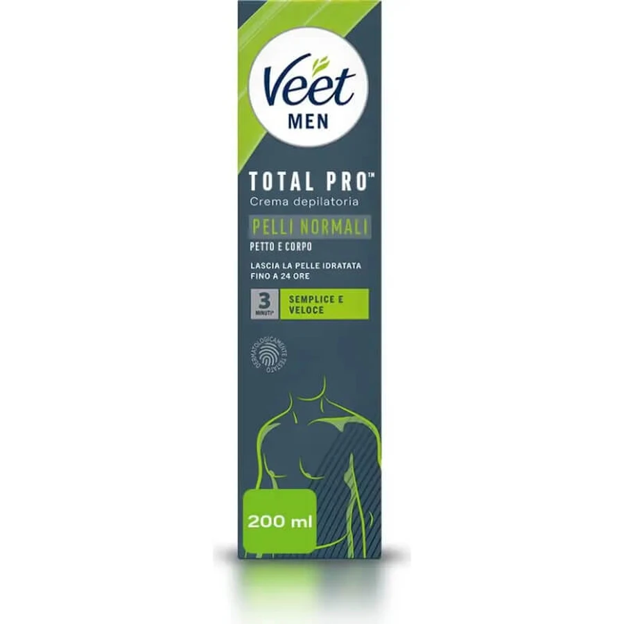 Veet Men - Enthaarungscreme für Brust und Körper 200 ml