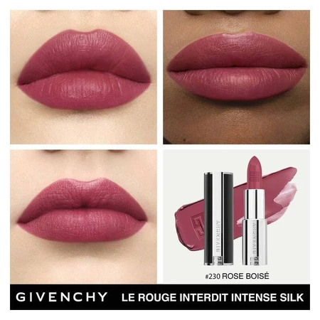 Givenchy Le rouge interdit intense silk - luminous lipstick no. 230 rose boise'