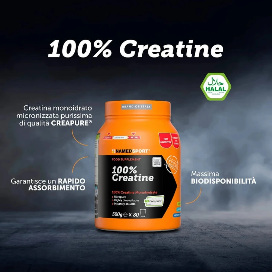 100% creatine 500 g - supplement voor lichamelijke activiteit'lichamelijke activiteit
