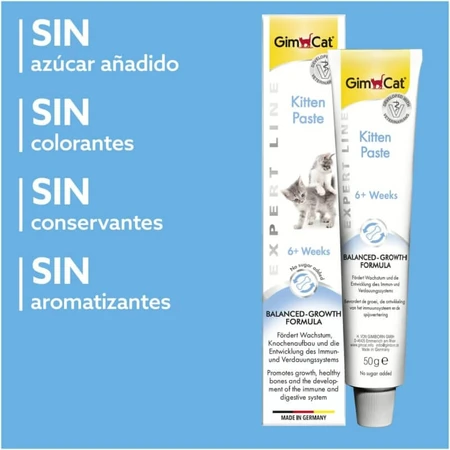 Gimborn Gimcat pasta para gatitos 6m+- pasta complementaria para gatitos 50 gr.