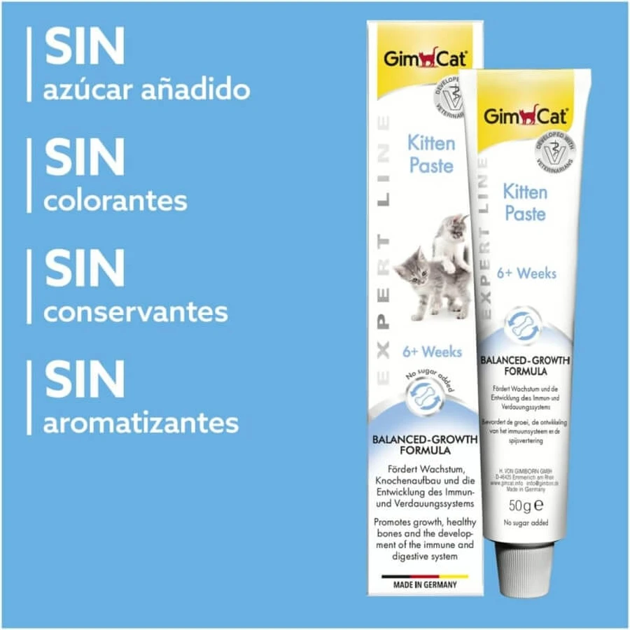 Gimborn Gimcat pasta para gatitos 6m+- pasta complementaria para gatitos 50 gr.