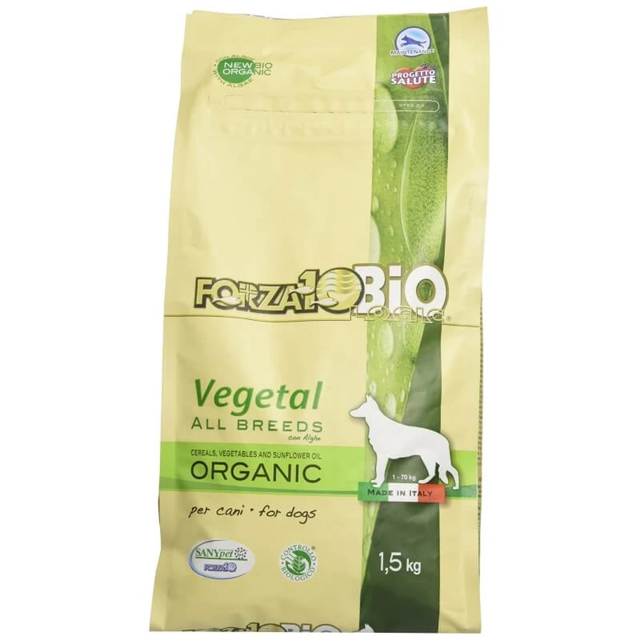 Forza10 Bio vegetal alle rassen met algen - volledige voeding voor honden 1.5 kg