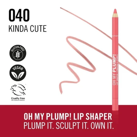 Rimmel oh my plump! - lip pencil no. 040 kinda cute