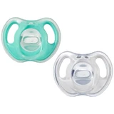 Tommee tippee Chupete ultraligero - 2 chupetes ultraligeros de silicona 0-6 meses
