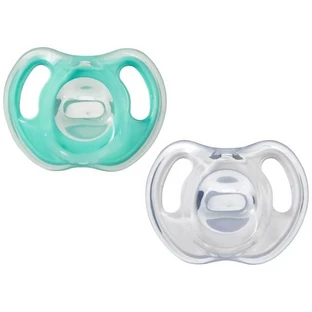 Tommee tippee Ultra light fopspeen - 2 ultra lichte siliconen fopspenen 0-6 maanden