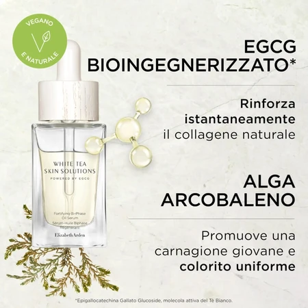Elizabeth Arden Hautlösungen Weißer Tee Stärkendes Zwei-Phasen-Öl-Serum - Gesichtsserum 30 ml