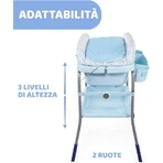 Chicco cuddle &amp; bubble baby luiertafel oceaan blauwe kleur