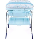 Chicco cuddle &amp; bubble baby luiertafel oceaan blauwe kleur