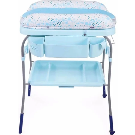 Chicco cuddle &amp; bubble baby luiertafel oceaan blauwe kleur