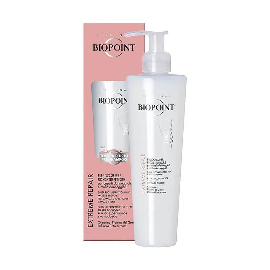 Biopoint Extreme repair - super reconstructieve vloeistof voor beschadigd haar 200 ml