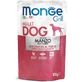 Monge Grill bocaditos de ternera al horno - alimento completo para perros adultos 100 gr.