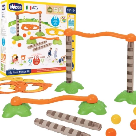 Chicco kit prime mosse - play kit for the development of motor skills 18m+
