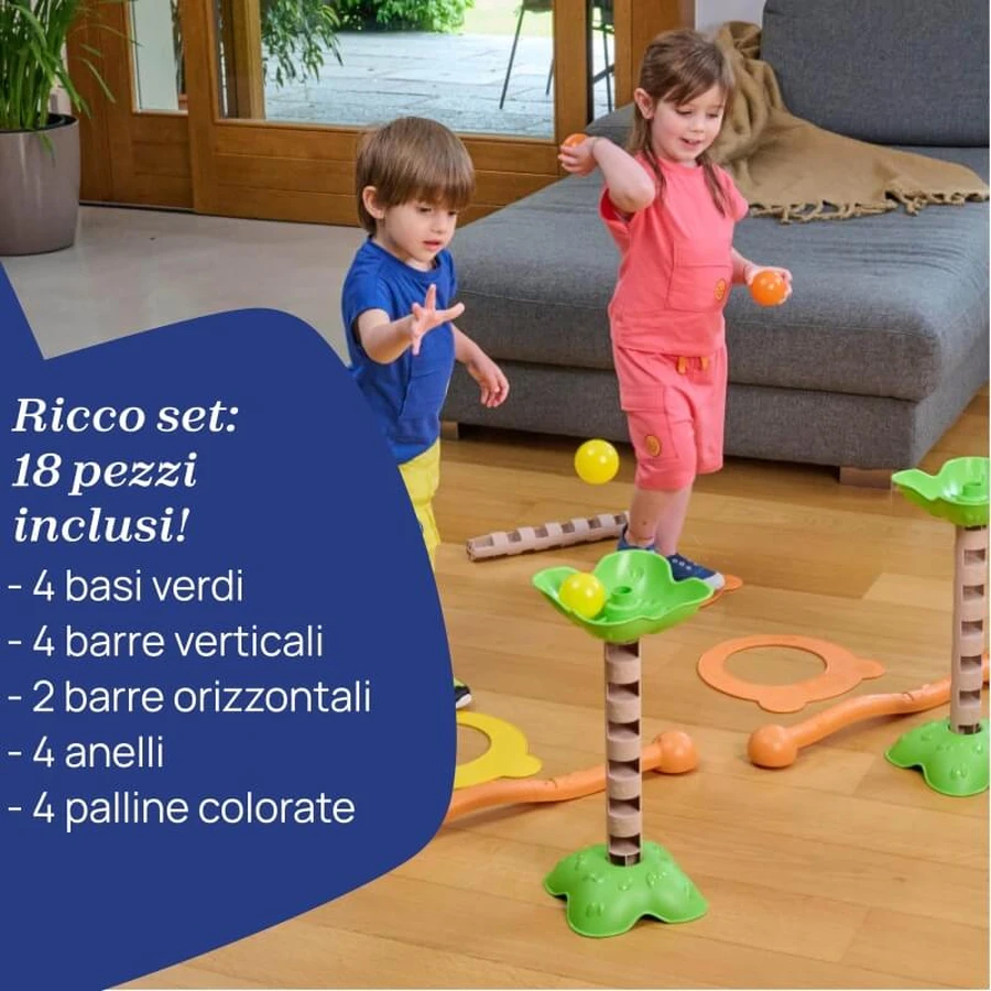 Chicco kit prime mosse - play kit for the development of motor skills 18m+