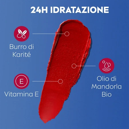 Labello caring beauty spf30 - bálsamo labial 3en1 - rojo