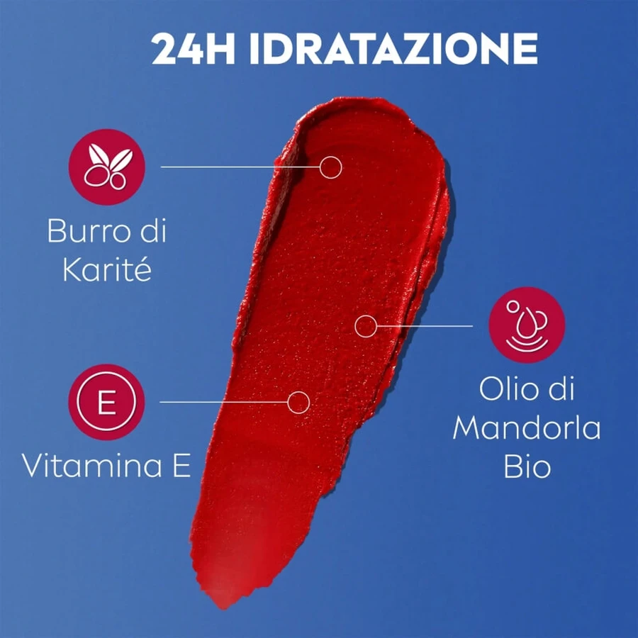 Labello caring beauty spf30 - bálsamo labial 3en1 - rojo