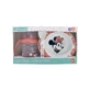 Stor mickey baby food set - 3 piezas biberón bol y cuchara
