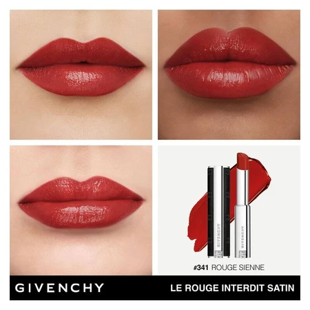 Givenchy Le rouge interdit satin - barra de labios no. 341 rouge sienne