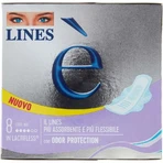 Les lignes sont - 8 tampons à flux normal avec des ailes