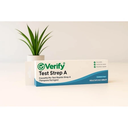 Verify self test strep a (pharyngeal swab) - rapid test for group a streptococcus antigen