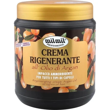 Mil mil Crème capillaire régénératrice à l' ; huile d'argan 1000 ml