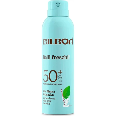 Bilboa Zonnebrandcrème 50+ spf spray mooi fris zeer hoge bescherming 150 ml
