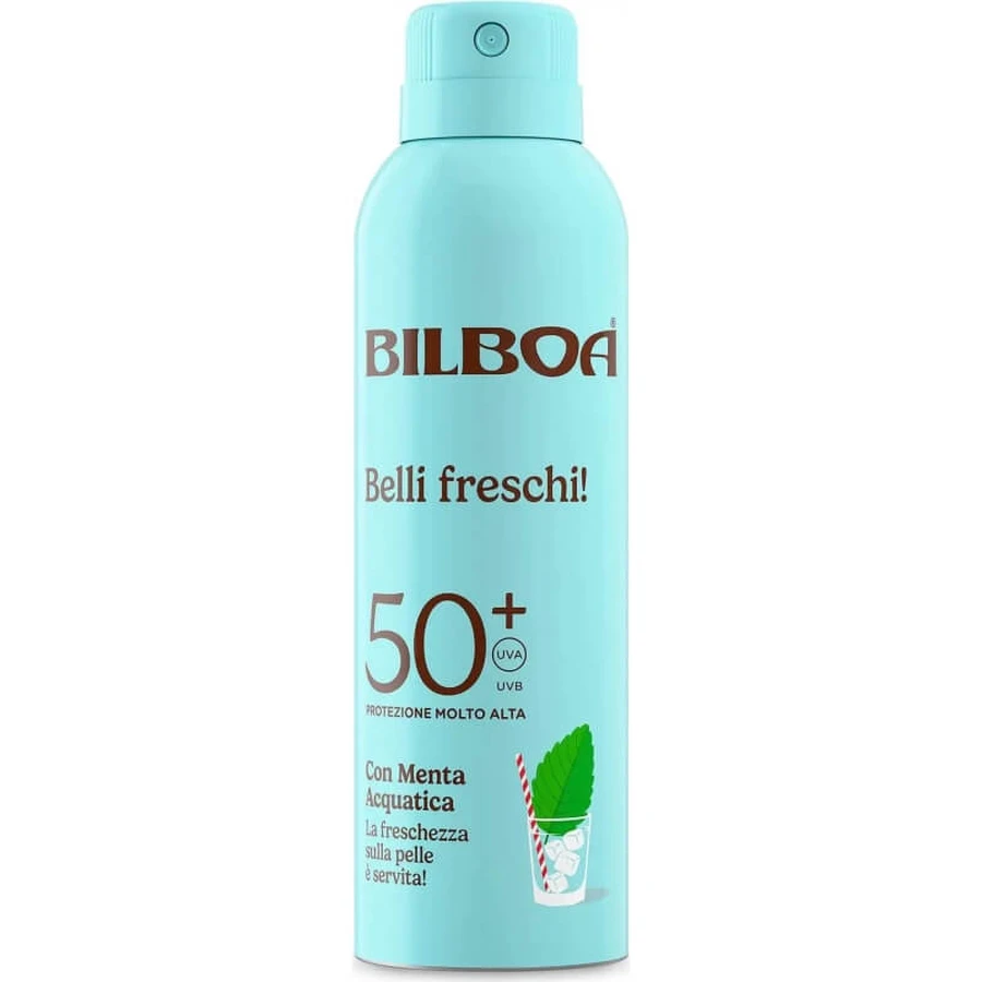 Bilboa Zonnebrandcrème 50+ spf spray mooi fris zeer hoge bescherming 150 ml
