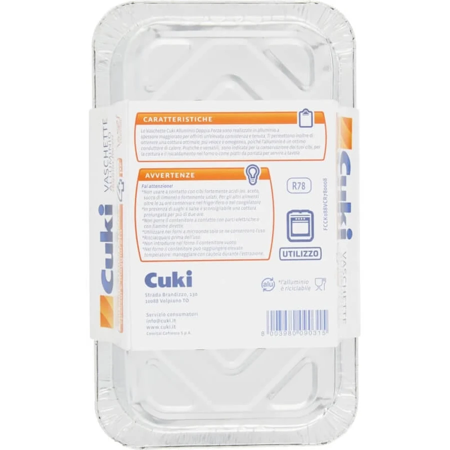 Cuki 4 Aluminium-Bratbleche