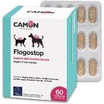 Camon Flogostop - alimento dietético complementario para perros y gatos para la función dérmica 60 comprimidos de 1000 mg
