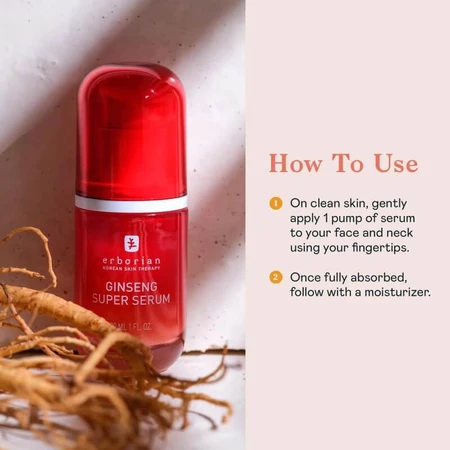 Erborian Ginseng super serum - smoothing and firming facial serum 30 ml